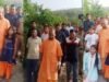 YOGI IN MORNING WALK IN HIS ANCESTRAL VILLAGE PANCHUR