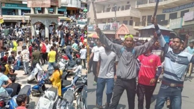 intesnse protest against agnipath recruitement policy in uttarakhand