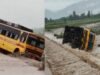school bus swept away in nalla major mishap averted