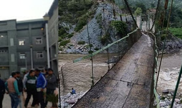 Man dies after falling from jhula pul