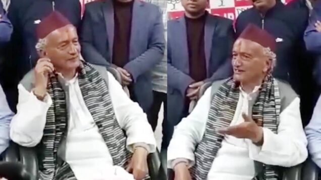 BHAGAT SINGH KOSHYARI VIRAL BAYAN KANTAR BAJAO BANDAR BHAGAO