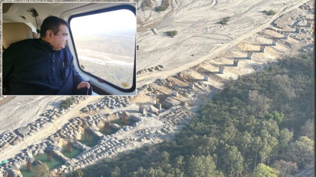 NITIN GADKARI SURVEYS DELHI DEHRADUN GREENFIELD EXPRESSWAY