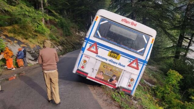 major accident averted in uttarkashi