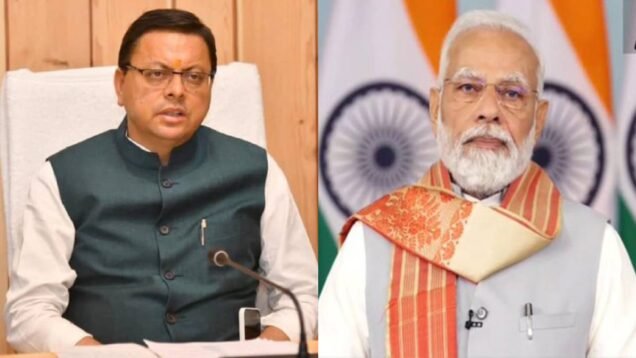 pm modi talks cm dhami on monsoon fury