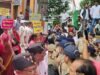 andolankari march towards cm awas demanding strict land law and 1950 domicile