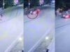 cctv footage show speedy car blown away youth in rishikesh