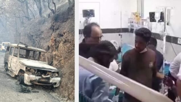 2 injured forest employee airlifted to delhi